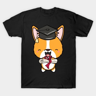 Funny Corgi is graduating T-Shirt